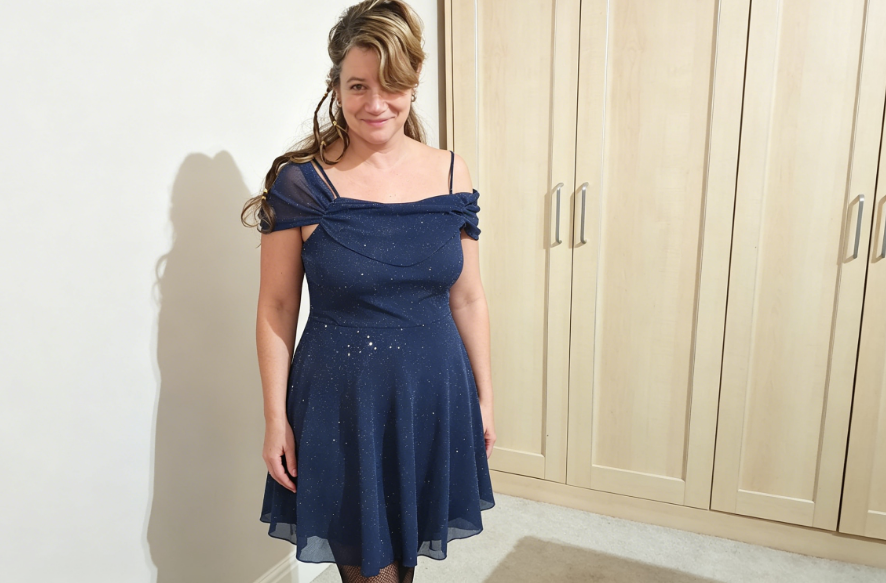 dress that looks fancy but feels comfortable