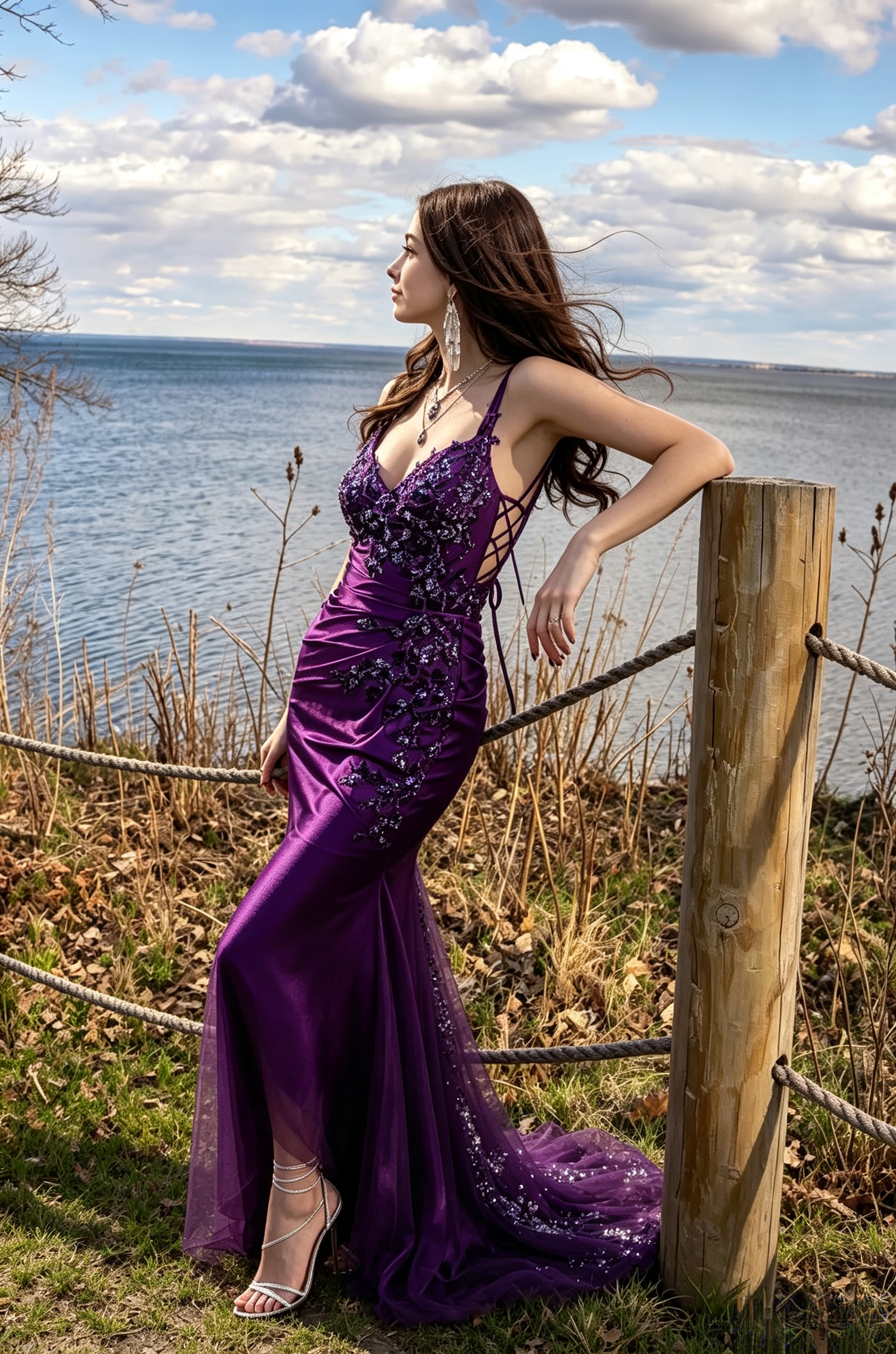 purple mermaid prom dress purple mermaid prom dress
