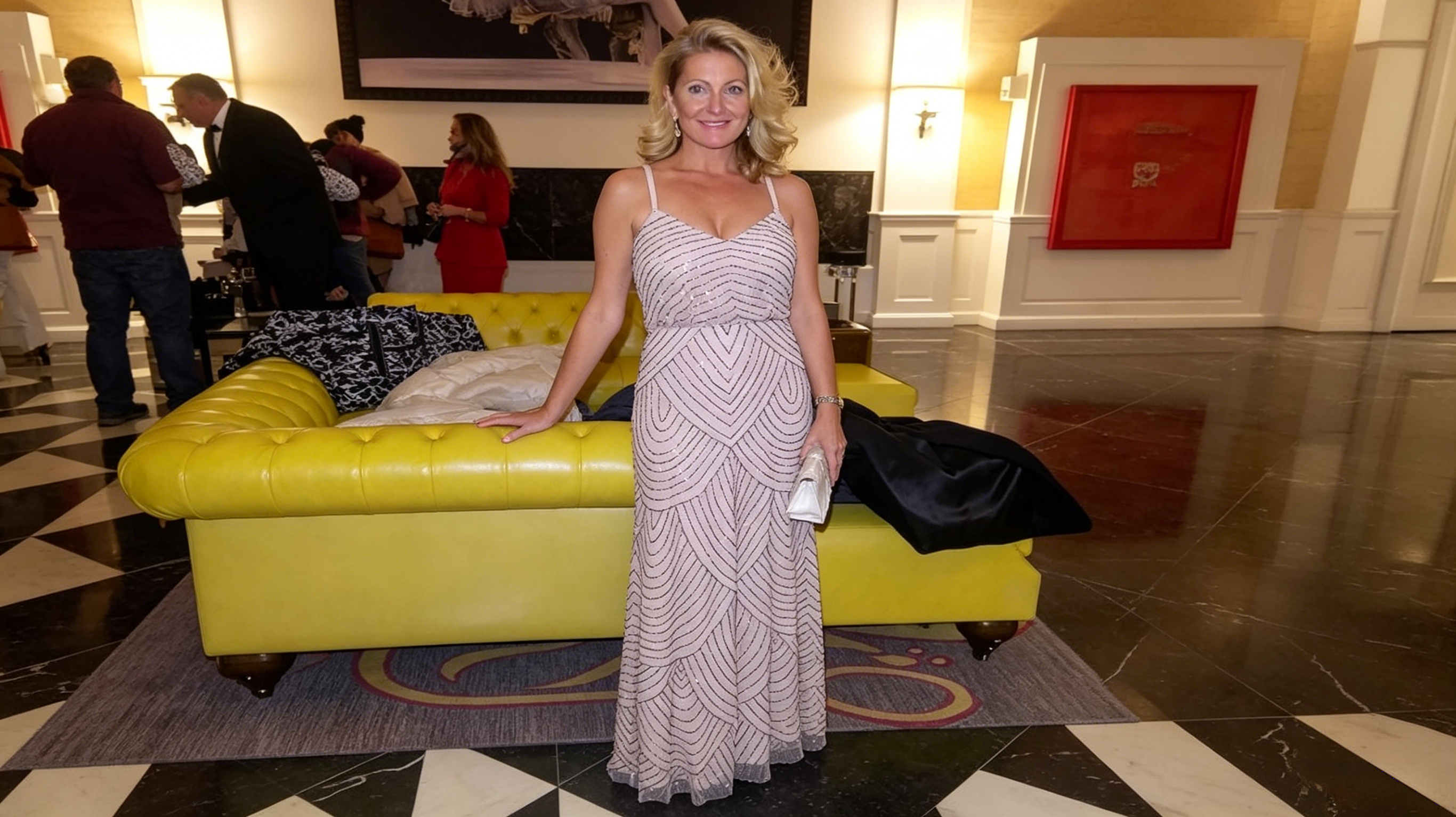 hand-beaded evening dress hand-beaded evening dress