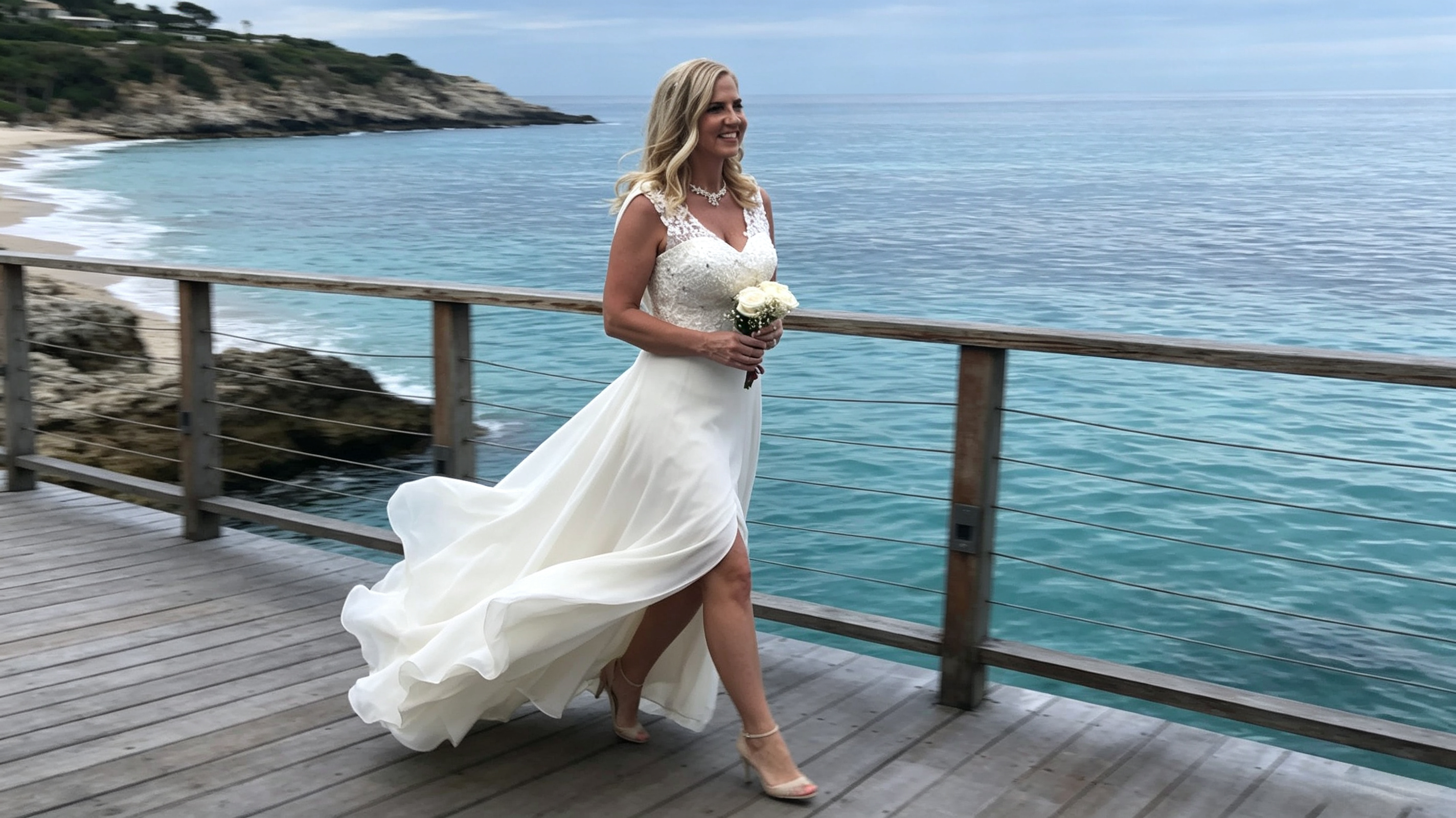 Greek goddess beach wedding gown Greek goddess beach wedding gown